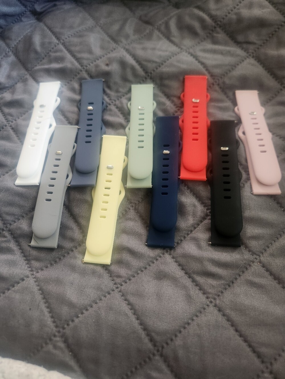 Silicone Replacement Watch Bands - Multi Color Set